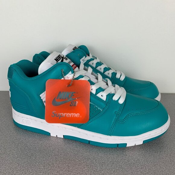 Nike SB Air Force Low Supreme Emerald AA0871-313 Men's size